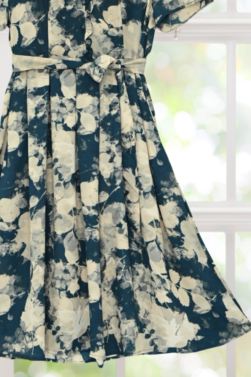 Matilda Dark Blue Floral Dress